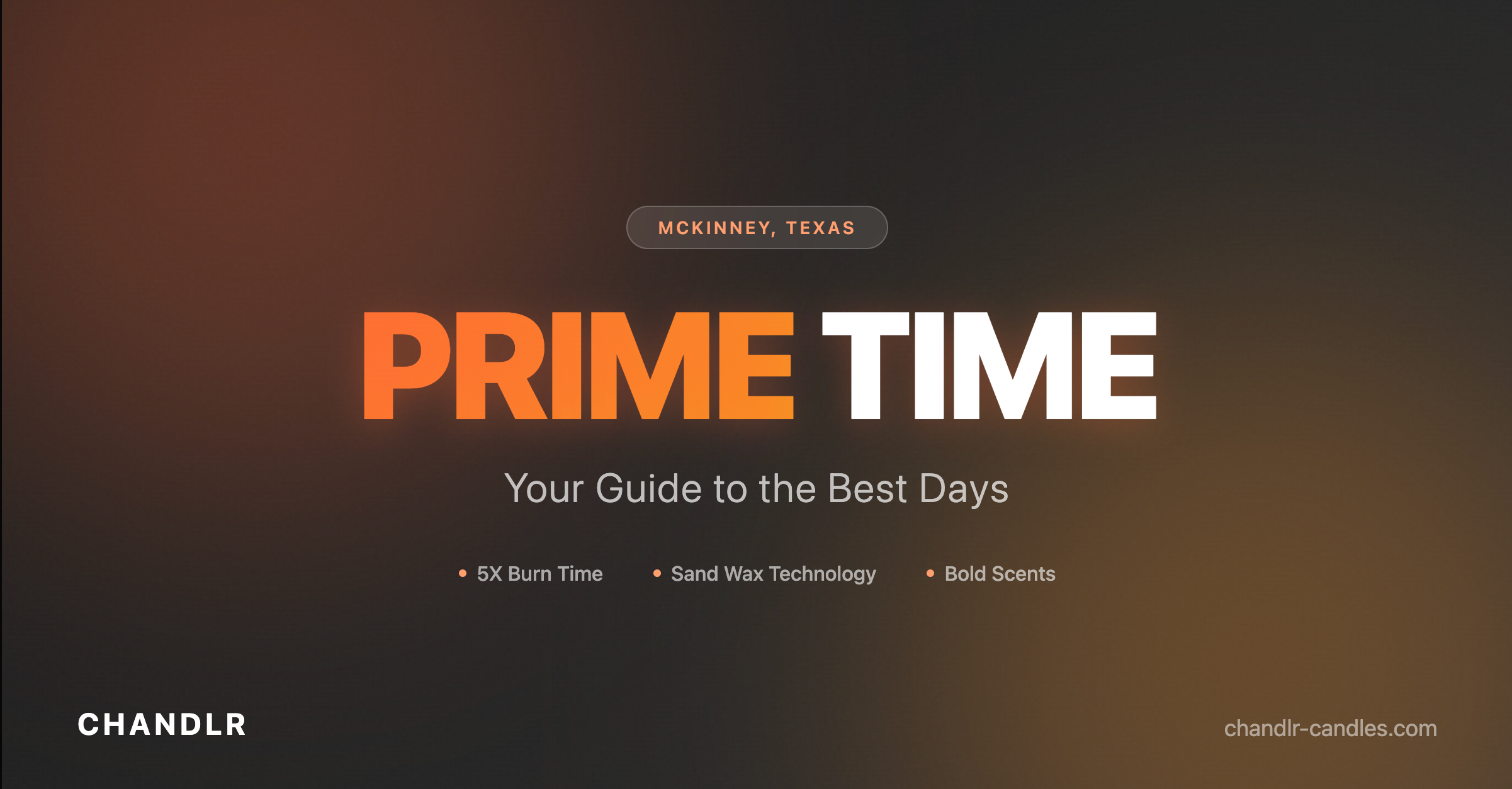 Prime Day, Prime Difference: Chandlr Candles of McKinney Texas